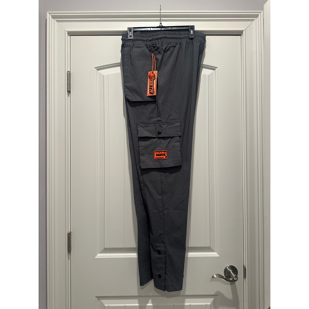 RGSTR Tech Pants Mens 2XL Granite Gray Ripstop Cargo Streetwear NWT